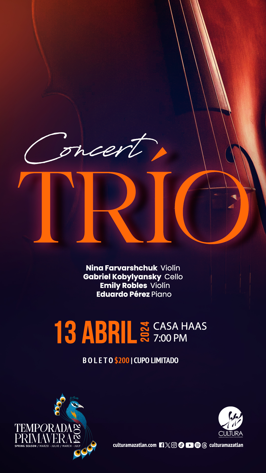 Programa - Concert Trio